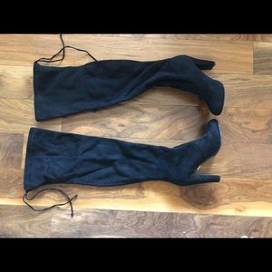 Thigh high boots- Never worn.